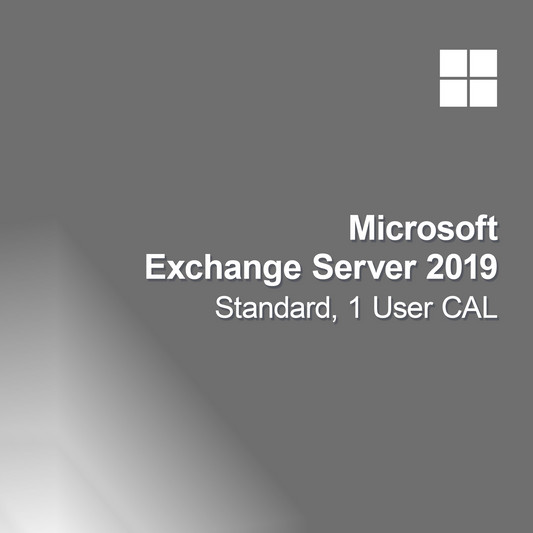 Microsoft Exchange Server 2019 Standard, 1 Licenza Utente CAL