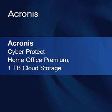 Acronis Cyber Protect Home Office Premium, 1 TB cloudlagring