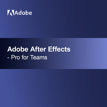 Adobe After Effects - Pro til teams