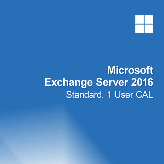 Microsoft Exchange Server 2016 Standard, 1 Άδεια Χρήστη (CAL)